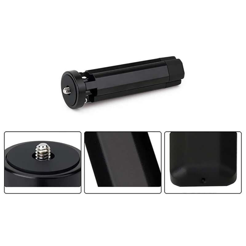 Trepied selfie stick cu surub 1/4 inch Techsuit, TPD2, negru