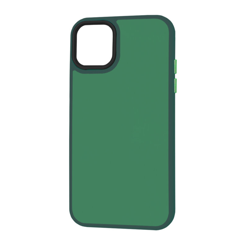 Husa iPhone 11 Techsuit HaloFrost Series, verde inchis