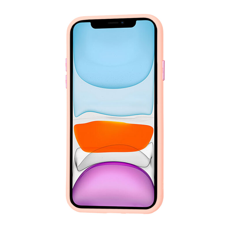 Husa iPhone 11 Techsuit HaloFrost Series, roz