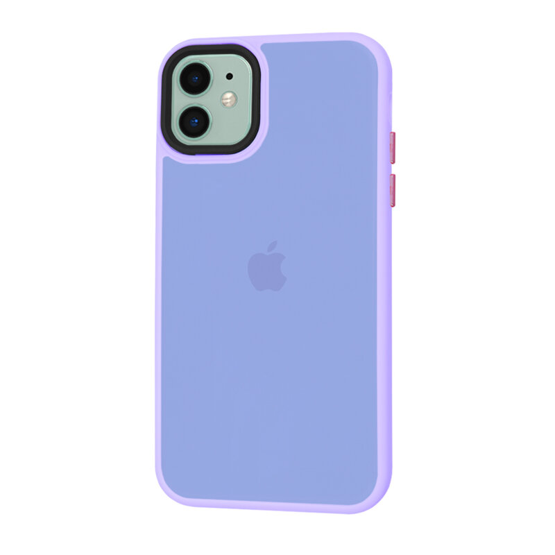 Husa iPhone 11 Techsuit HaloFrost Series, mov deschis