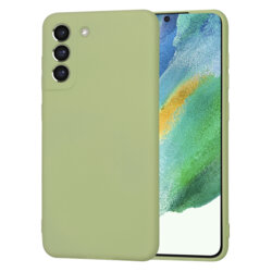 Husa silicon Samsung Galaxy S21 FE 5G Techsuit SoftFlex, verde