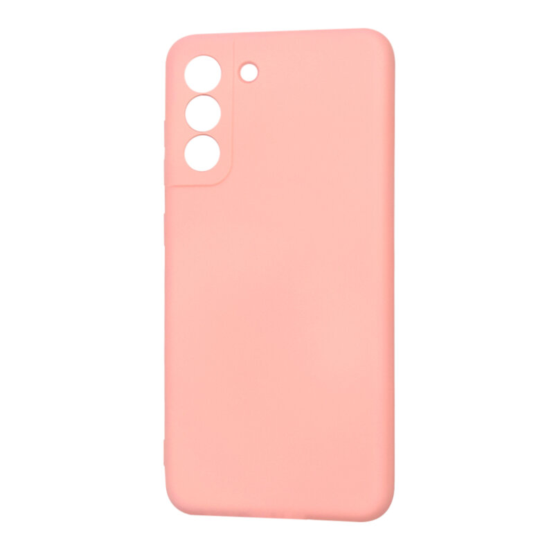 Husa silicon Samsung Galaxy S21 FE 5G Techsuit SoftFlex, roz