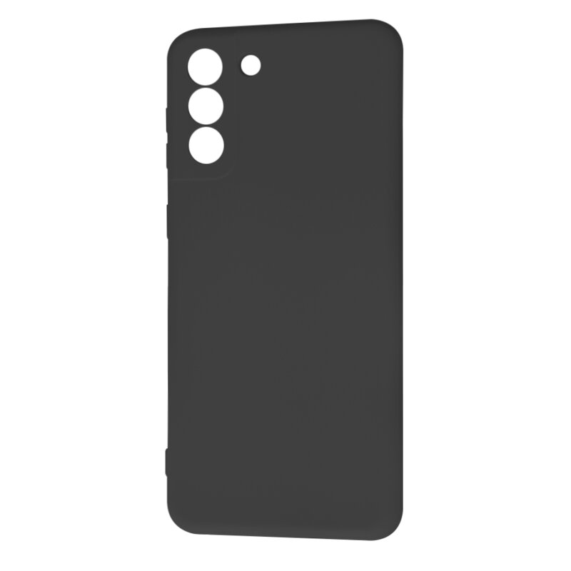 Husa silicon Samsung Galaxy S21 Plus 5G Techsuit SoftFlex, negru