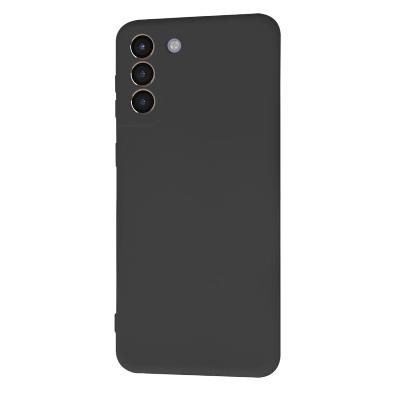 Husa silicon Samsung Galaxy S21 Plus 5G Techsuit SoftFlex, negru