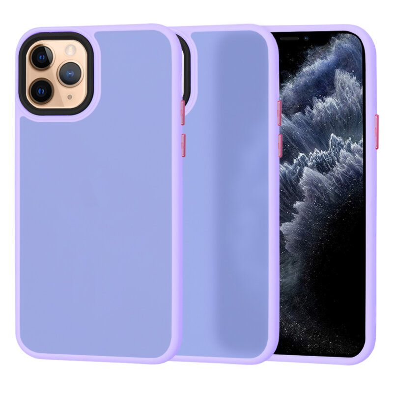 Husa iPhone 11 Pro Techsuit HaloFrost Series, mov deschis
