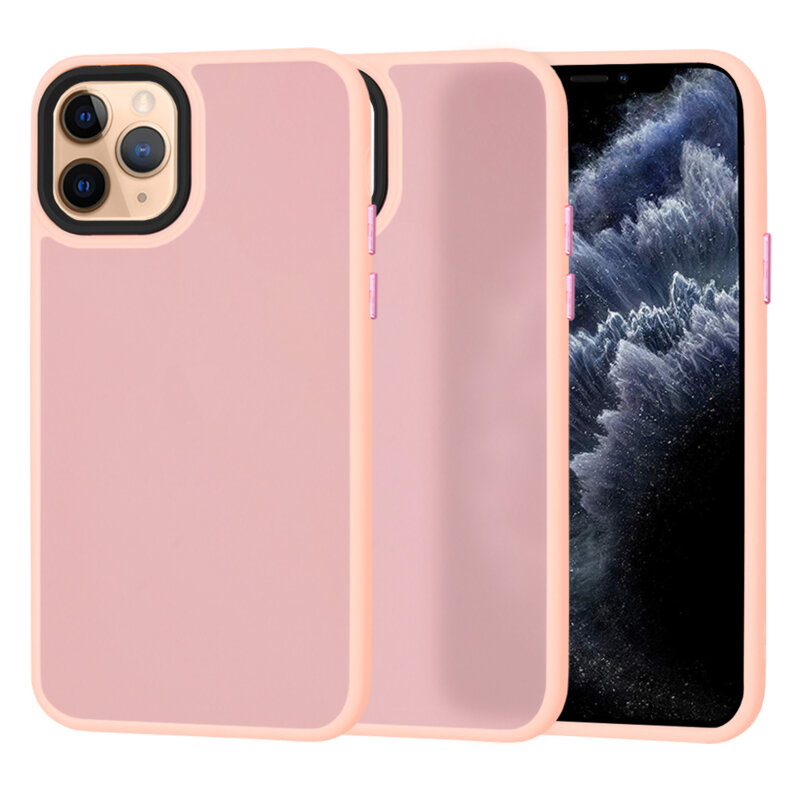 Husa iPhone 11 Pro Techsuit HaloFrost Series, roz