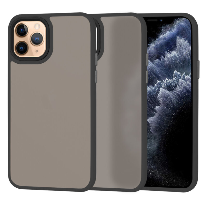 Husa iPhone 11 Pro Techsuit HaloFrost Series, negru