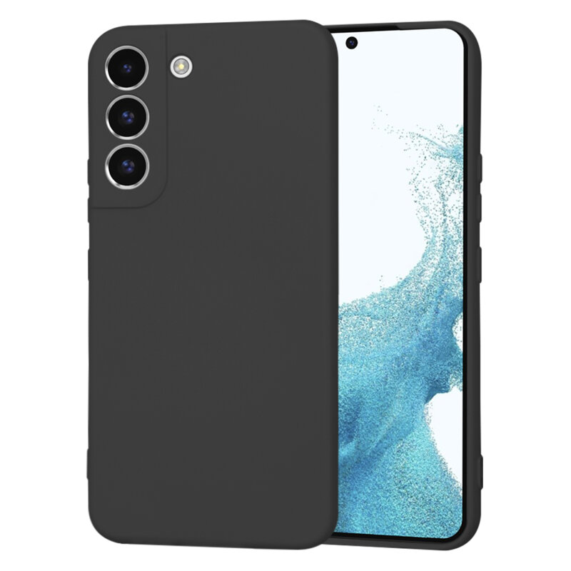 Husa silicon Samsung Galaxy S22 5G Techsuit SoftFlex, negru