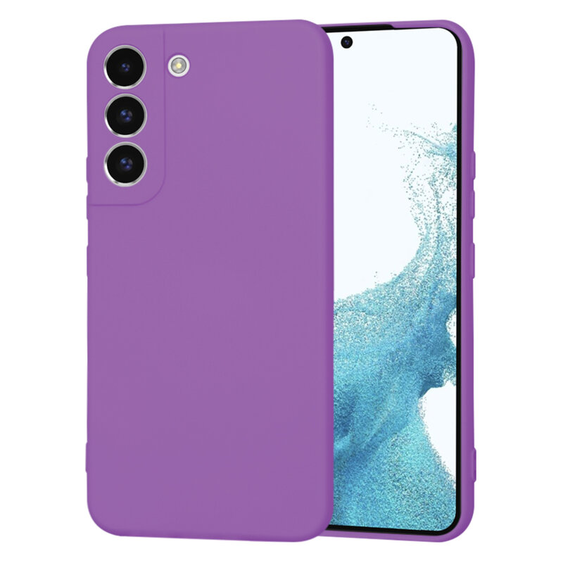 Husa silicon Samsung Galaxy S22 5G Techsuit SoftFlex, mov
