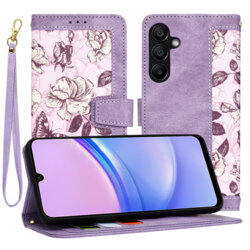Husa personalizata fete Samsung Galaxy A15 4G Techsuit FlipCraft, mov