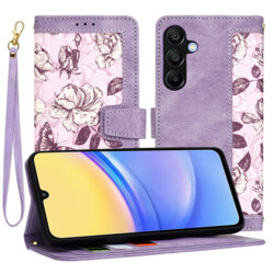 Husa personalizata fete Samsung Galaxy A15 5G Techsuit FlipCraft, mov