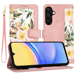 Husa personalizata fete Samsung Galaxy A15 5G Techsuit FlipCraft, roz