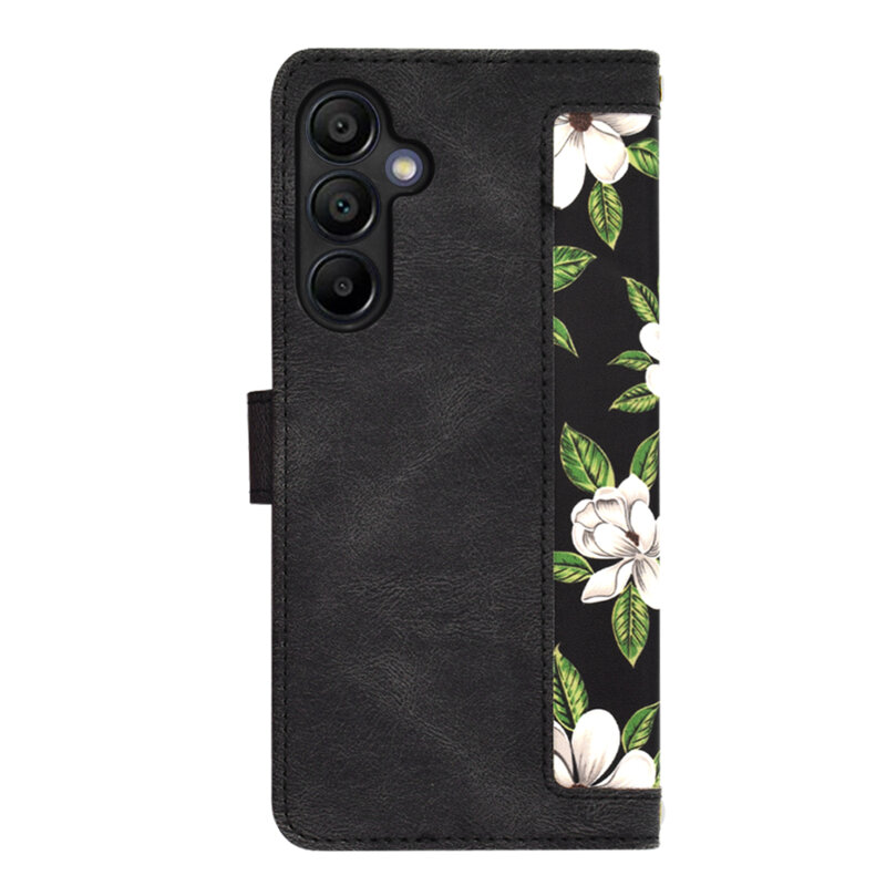 Husa personalizata fete Samsung Galaxy A15 4G Techsuit FlipCraft, negru