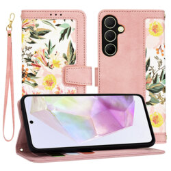 Husa personalizata fete Samsung Galaxy A35 5G Techsuit FlipCraft, roz