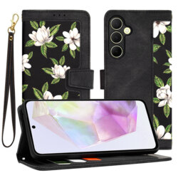 Husa personalizata fete Samsung Galaxy A35 5G Techsuit FlipCraft, negru