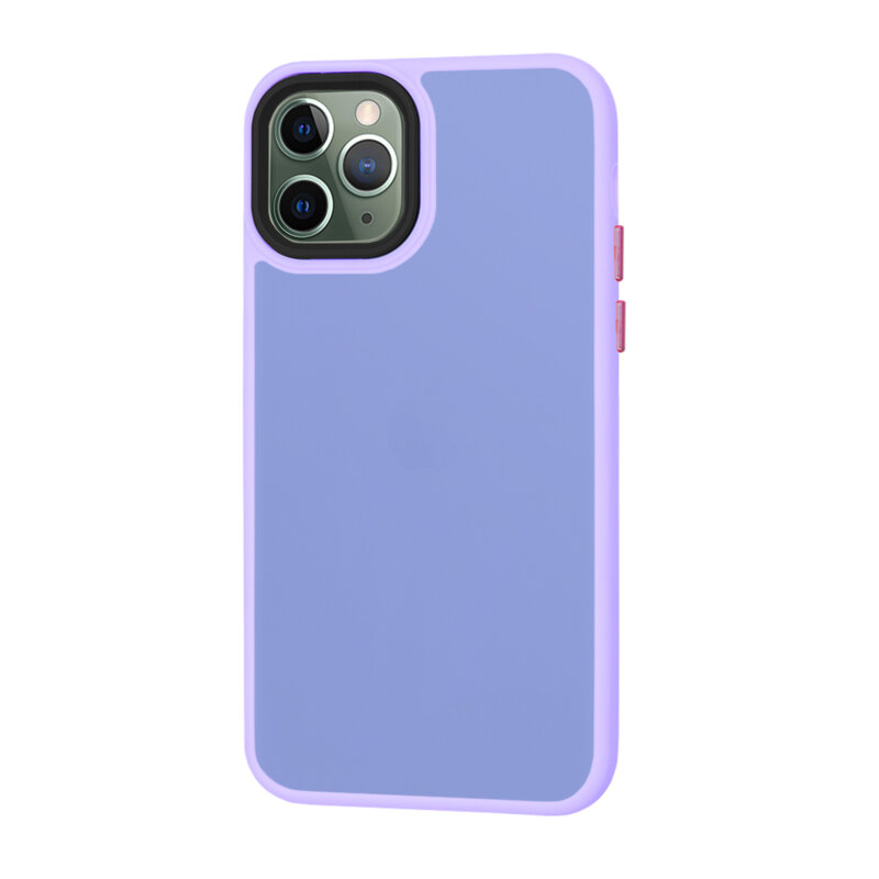 Husa iPhone 11 Pro Max Techsuit HaloFrost Series, mov deschis