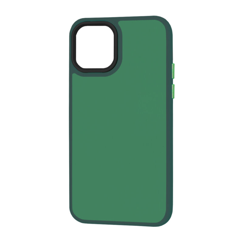 Husa iPhone 11 Pro Max Techsuit HaloFrost Series, verde inchis