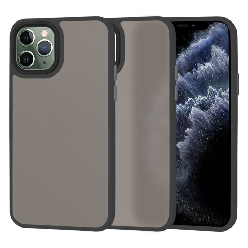 Husa iPhone 11 Pro Max Techsuit HaloFrost Series, negru
