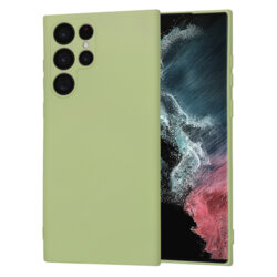 Husa silicon Samsung Galaxy S22 Ultra 5G Techsuit SoftFlex, verde