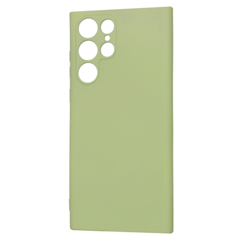 Husa silicon Samsung Galaxy S22 Ultra 5G Techsuit SoftFlex, verde