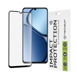 Folie sticla Realme C61 Techsuit 111D Full Glue Full Cover, negru