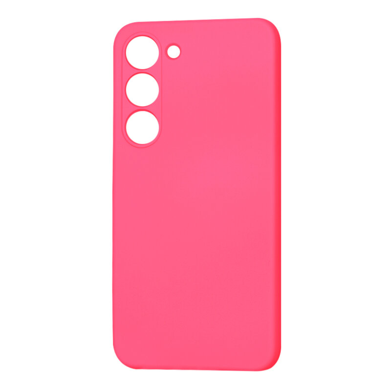 Husa silicon Samsung Galaxy S23 Techsuit SoftFlex, fucsia