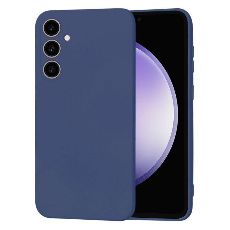 Husa silicon Samsung Galaxy S23 FE Techsuit SoftFlex, bleumarin
