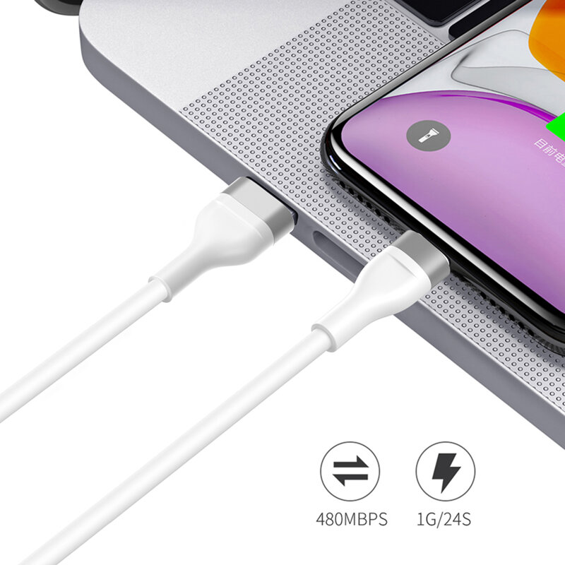 Cablu de date USB la Type-C Lito, 2.4A, 1.2m, LD02C