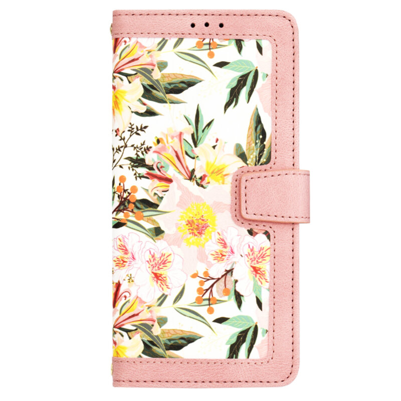 Husa personalizata fete Xiaomi Redmi Note 13 4G Techsuit FlipCraft, roz