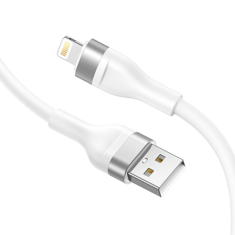 Cablu de date Fast Charging USB la Lightning Lito, 1.2m, 2.4A, LD02