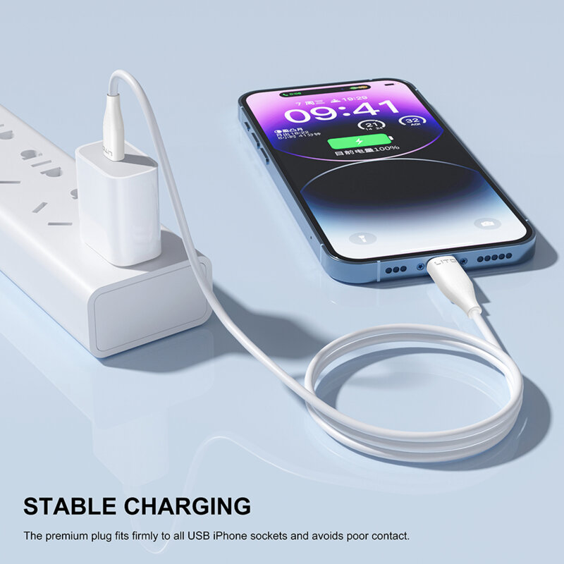 Cablu de date Fast Charging USB la Micro-USB Lito, 1m, 60W, LD03