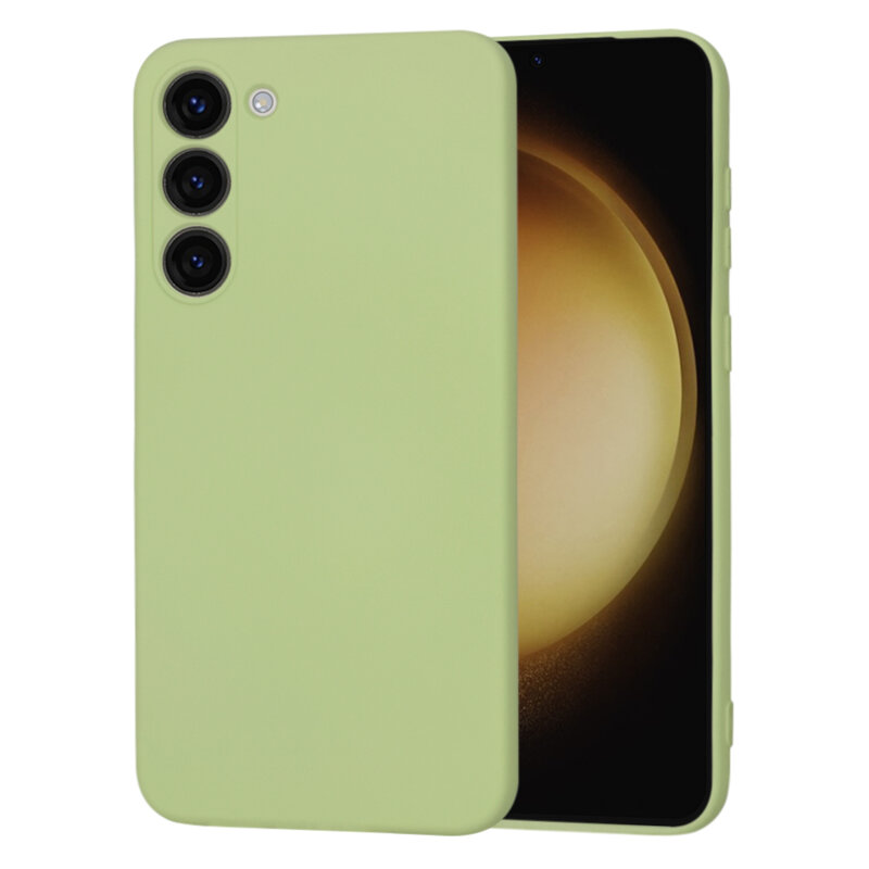 Husa silicon Samsung Galaxy S23 Plus Techsuit SoftFlex, verde