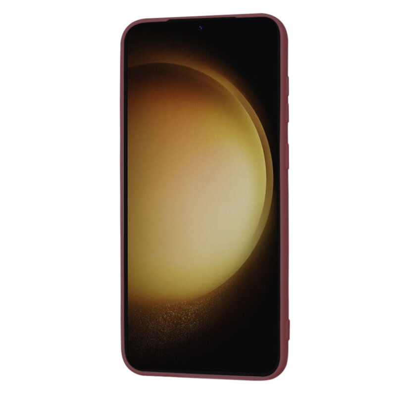 Husa silicon Samsung Galaxy S23 Plus Techsuit SoftFlex, bordo