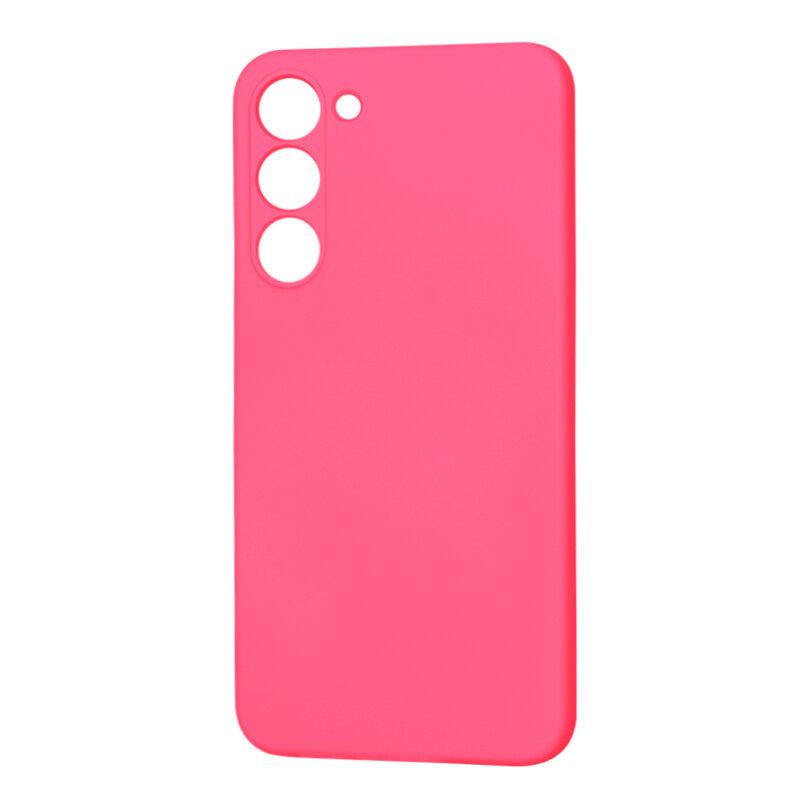 Husa silicon Samsung Galaxy S23 Plus Techsuit SoftFlex, fucsia