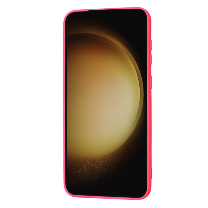 Husa silicon Samsung Galaxy S23 Plus Techsuit SoftFlex, fucsia