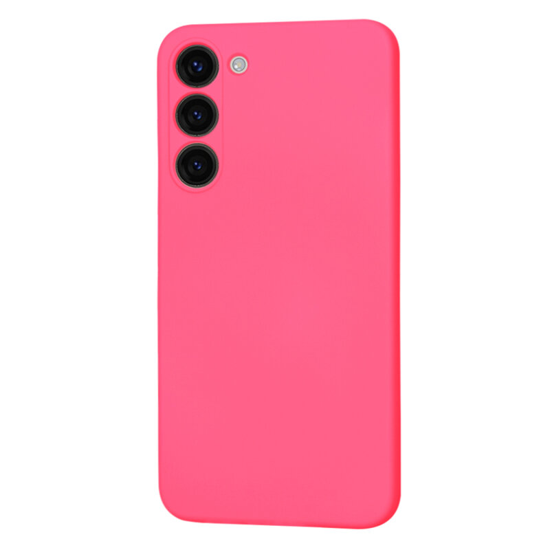 Husa silicon Samsung Galaxy S23 Plus Techsuit SoftFlex, fucsia