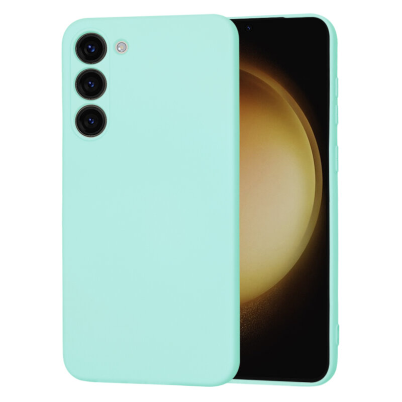 Husa silicon Samsung Galaxy S23 Plus Techsuit SoftFlex, turcoaz