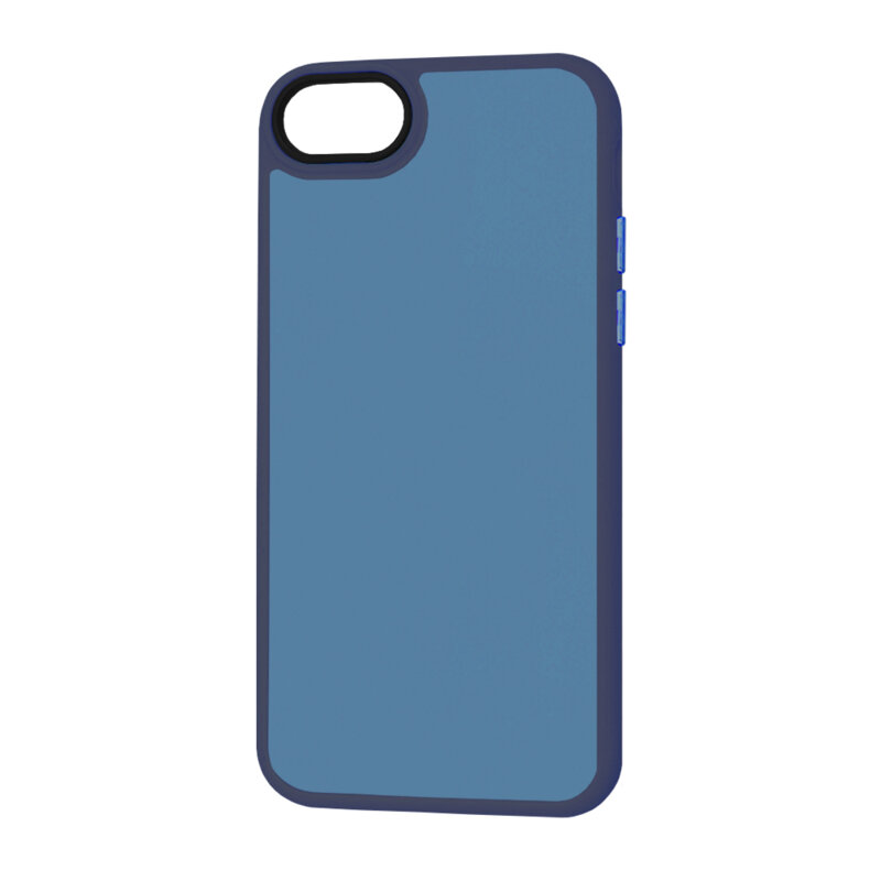 Husa iPhone 7 Techsuit HaloFrost Series, bleumarin