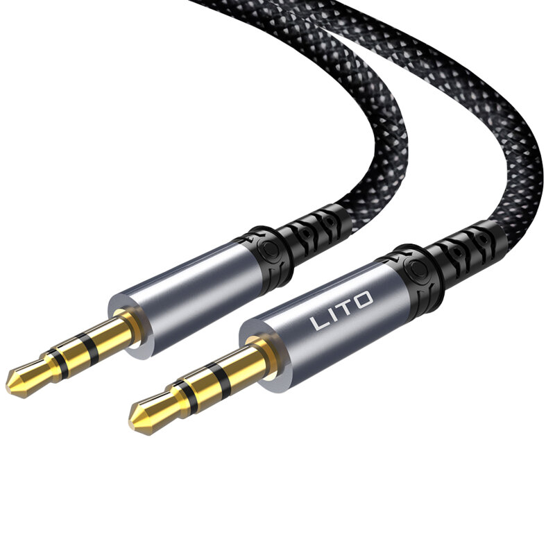 Adaptor audio Jack 3.5mm Lito LA01, negru