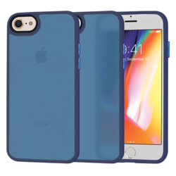 Husa iPhone 8 Techsuit HaloFrost Series, bleumarin