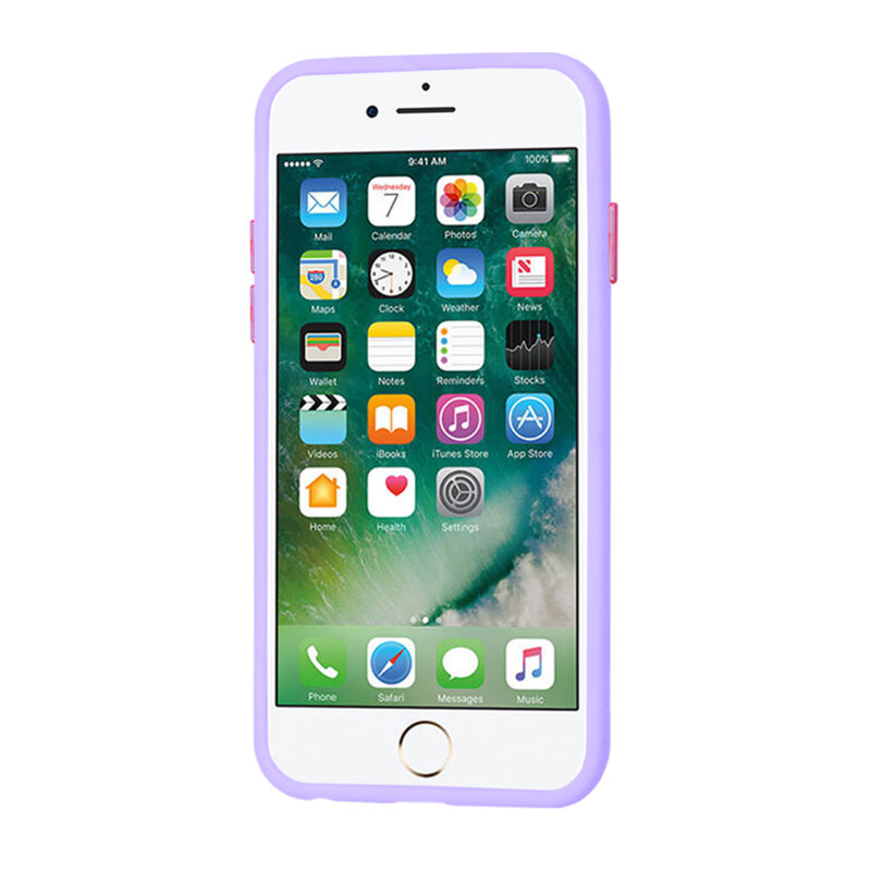 Husa iPhone 7 Techsuit HaloFrost Series, mov deschis