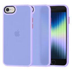 Husa iPhone SE 3, SE 2022 Techsuit HaloFrost Series, mov deschis