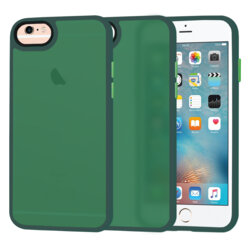 Husa iPhone 6 / 6S Techsuit HaloFrost Series, verde inchis