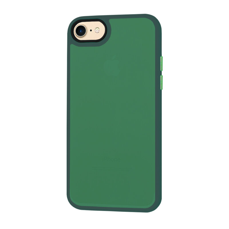 Husa iPhone 7 Techsuit HaloFrost Series, verde inchis