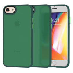 Husa iPhone 8 Techsuit HaloFrost Series, verde inchis