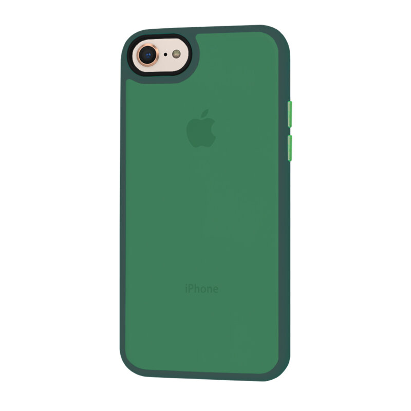 Husa iPhone 8 Techsuit HaloFrost Series, verde inchis