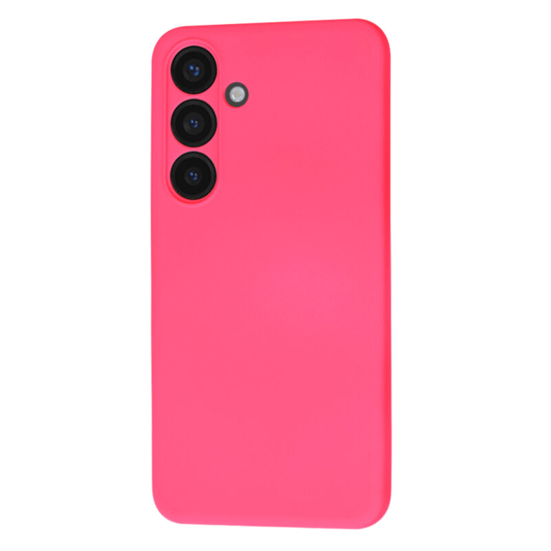 Husa silicon Samsung Galaxy S24 Techsuit SoftFlex, fucsia