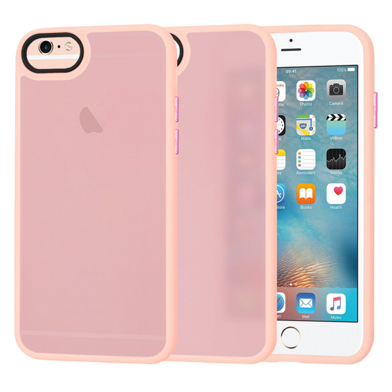 Husa iPhone 6 / 6S Techsuit HaloFrost Series, roz