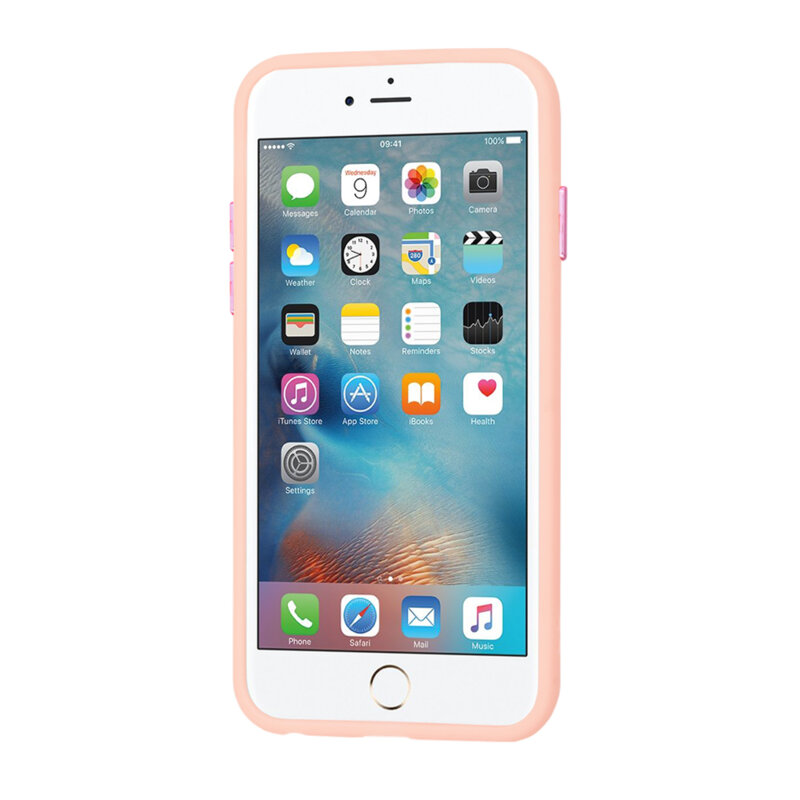 Husa iPhone 6 / 6S Techsuit HaloFrost Series, roz