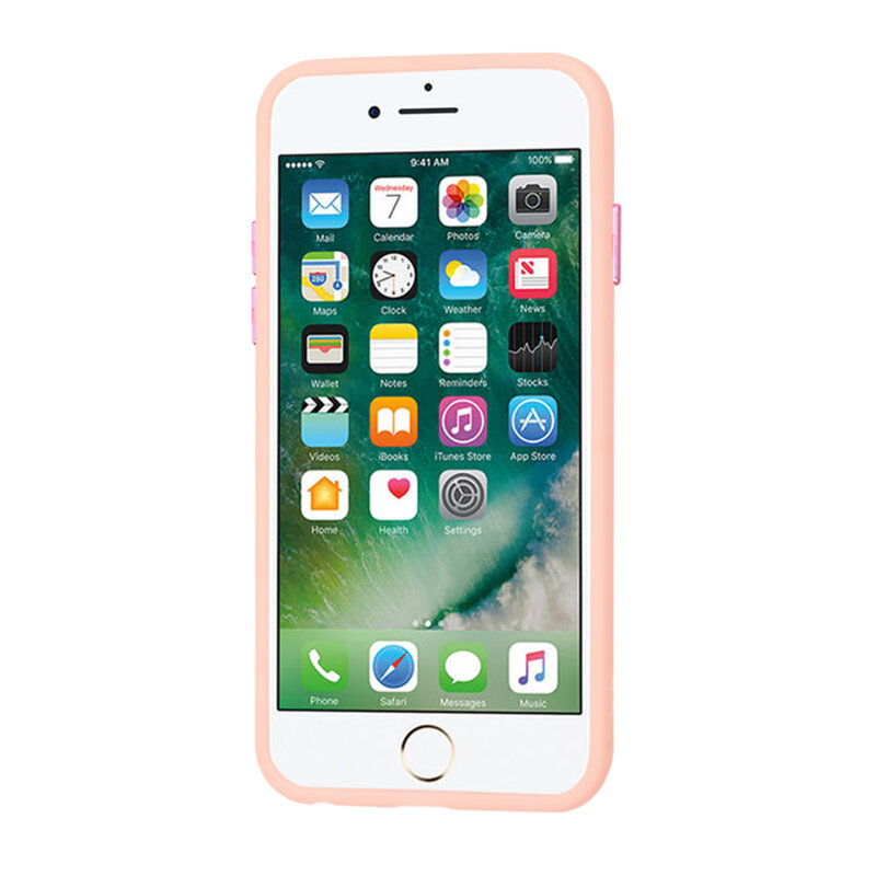 Husa iPhone 7 Techsuit HaloFrost Series, roz